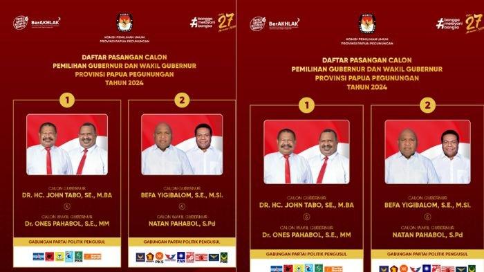 MK Menerima Dua Permohonan Sengketa Hasil Pilkada Provinsi Papua Pegunungan.