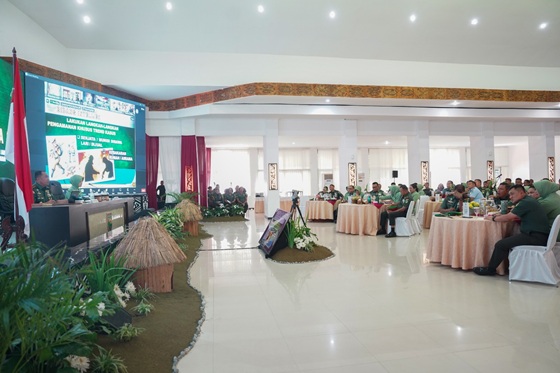 Rapim Kodam Cenderawasih TA 2025 Resmi Ditutup