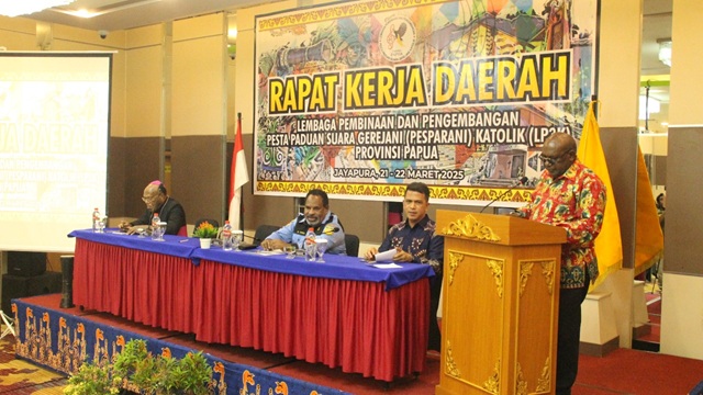 Buka Rakerda LP3K Staf Ahli Gubernur Papua Ingatkan Soal Efisiensi Anggaran