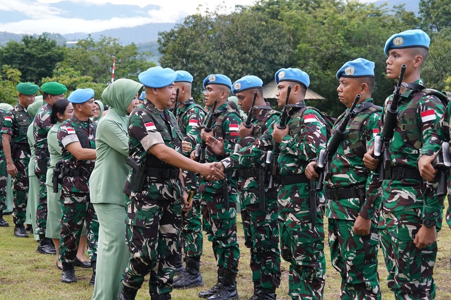 Prajurit Denzipur 10/KYD Jadi Pasukan Pemelihara Perdamaian PBB di Kongo