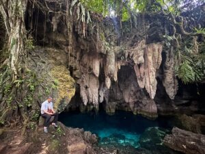 Wisata Kali Biru salah satu daya tarik kunjungan wisata di ajang Festival Biak Munara Wampasi 2025