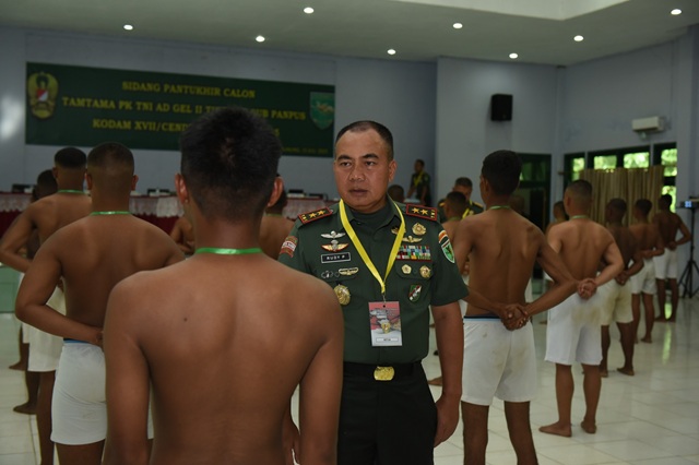 Pangdam Cenderawasih Pimpin Pantukhir 837 Calon Tamtama PK TNI AD