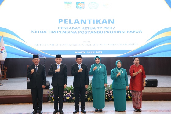 Tyas A. Fatoni Jabat Pj Ketua TP PKK Provinsi Papua