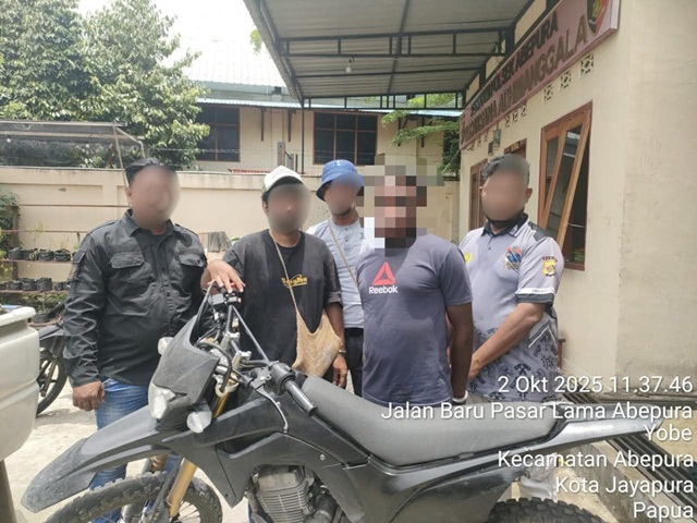 Sikat Cartenz Polresta Jayapura Bekuk Dua Remaja Pelaku Curanmor