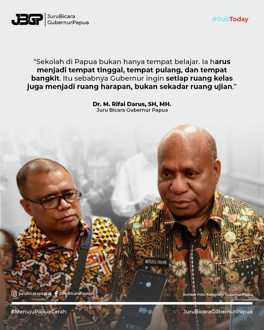 Sekolah di Papua Harus Jadi Ruang Harapan, Bukan Sekadar Ruang Ujian