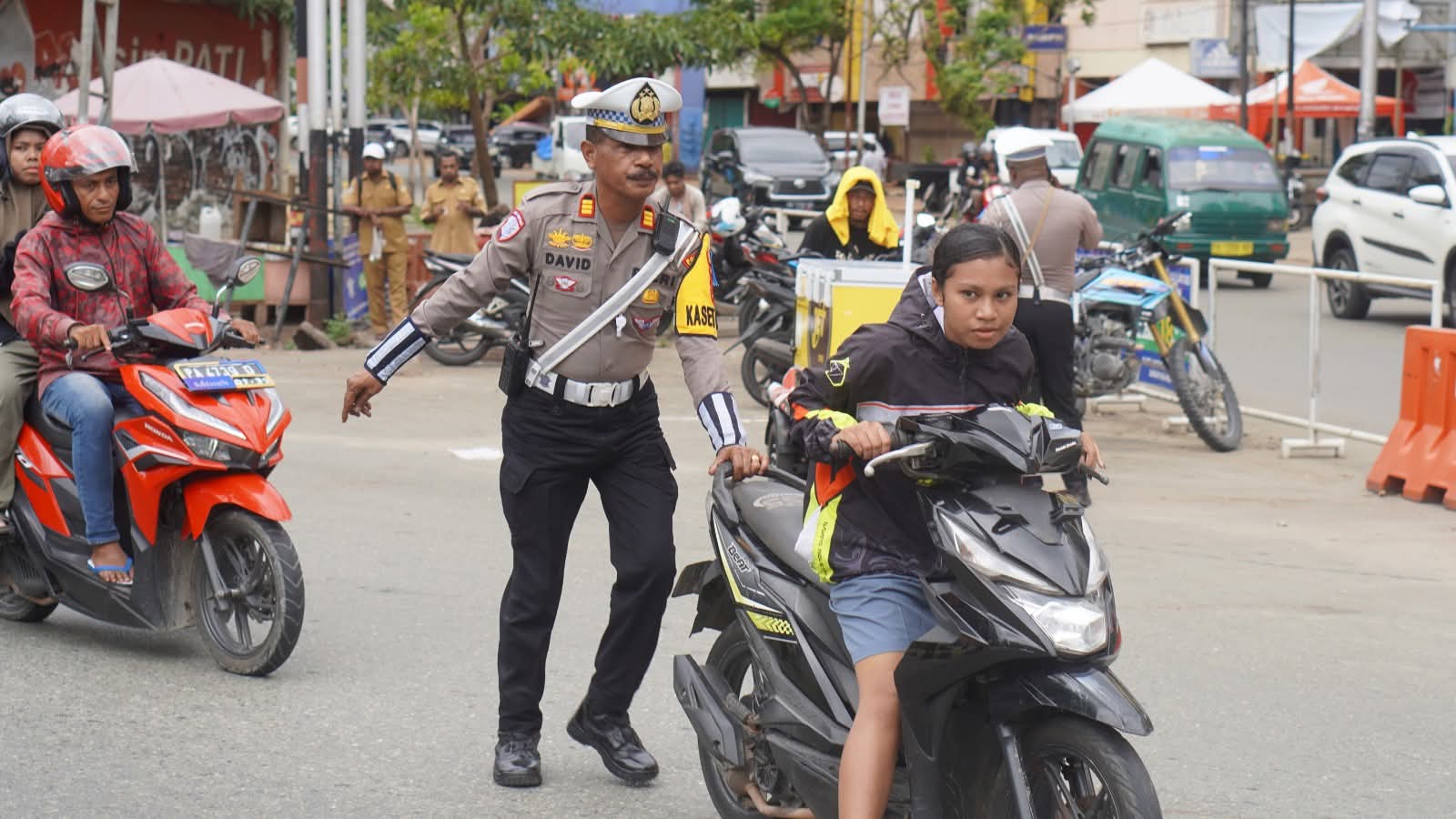 Hari Kedua Operasi Zebra Cartenz-2025, Polresta Jayapura Jaring 38 Pelanggar
