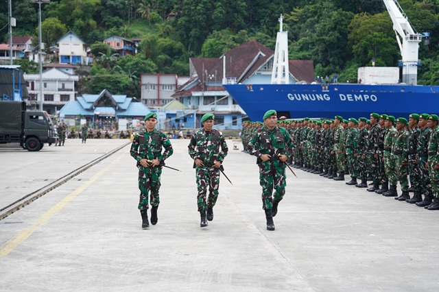 Ini Tugas 3 Yonif TP Baru Yang Ditempatkan di Wilayah Saireri
