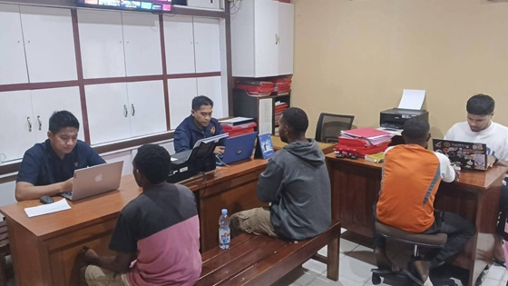 ‎Polresta Jayapura Tetapkan Enam Tersangka Kasus Pengeroyokan di Entrop ‎