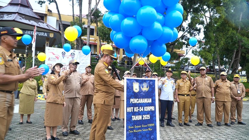 Rustan Saru Minta HUT KORPRI ke 54 Jangan Hanya Sebatas Seremoni