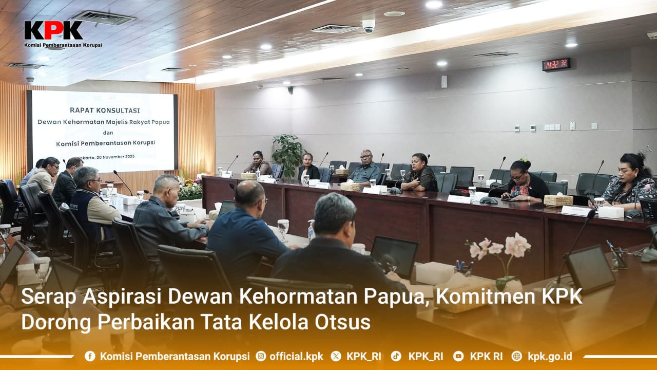 Papua Jadi Prioritas Pengawasan KPK