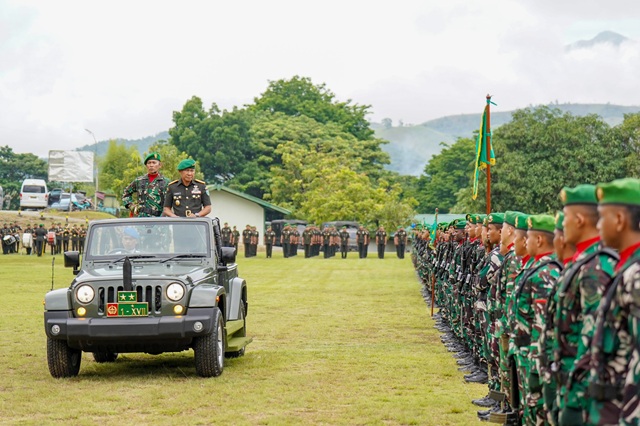 Puncak Peringatan Hari Juang ke 80 di Wilayah Kodam Cenderawasih : Manunggal TNI dan Rakyat