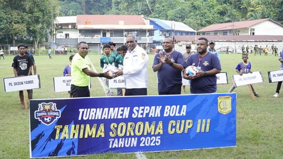 Turnamen Sepak Bola Tahima Soroma Cup III 2025  Digelar