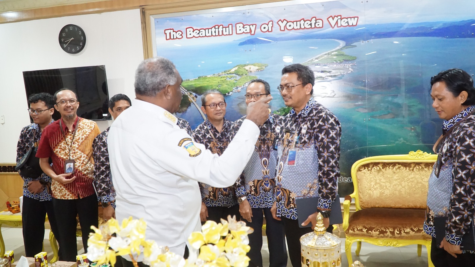 Wali Kota Jayapura Terima Kunjungan BPKP Papua  Bahas Penguatan Pengawasan Keuangan Daerah