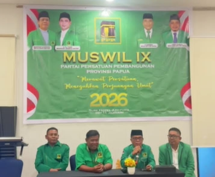 Aklamasi di Muswil IX, H. Mursidin Pimpin DPW PPP Papua