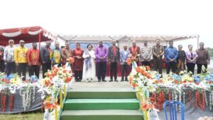 Forkimpimda Kota Jayapura usai ibadah Peringatan Injil Masuk di Pulau Metudebi ke 116