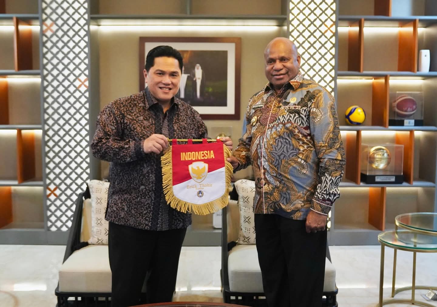 Erick Thohir Apresiasi Papua, Fakhiri Gaspol Bangun Sepak Bola dari Kampung