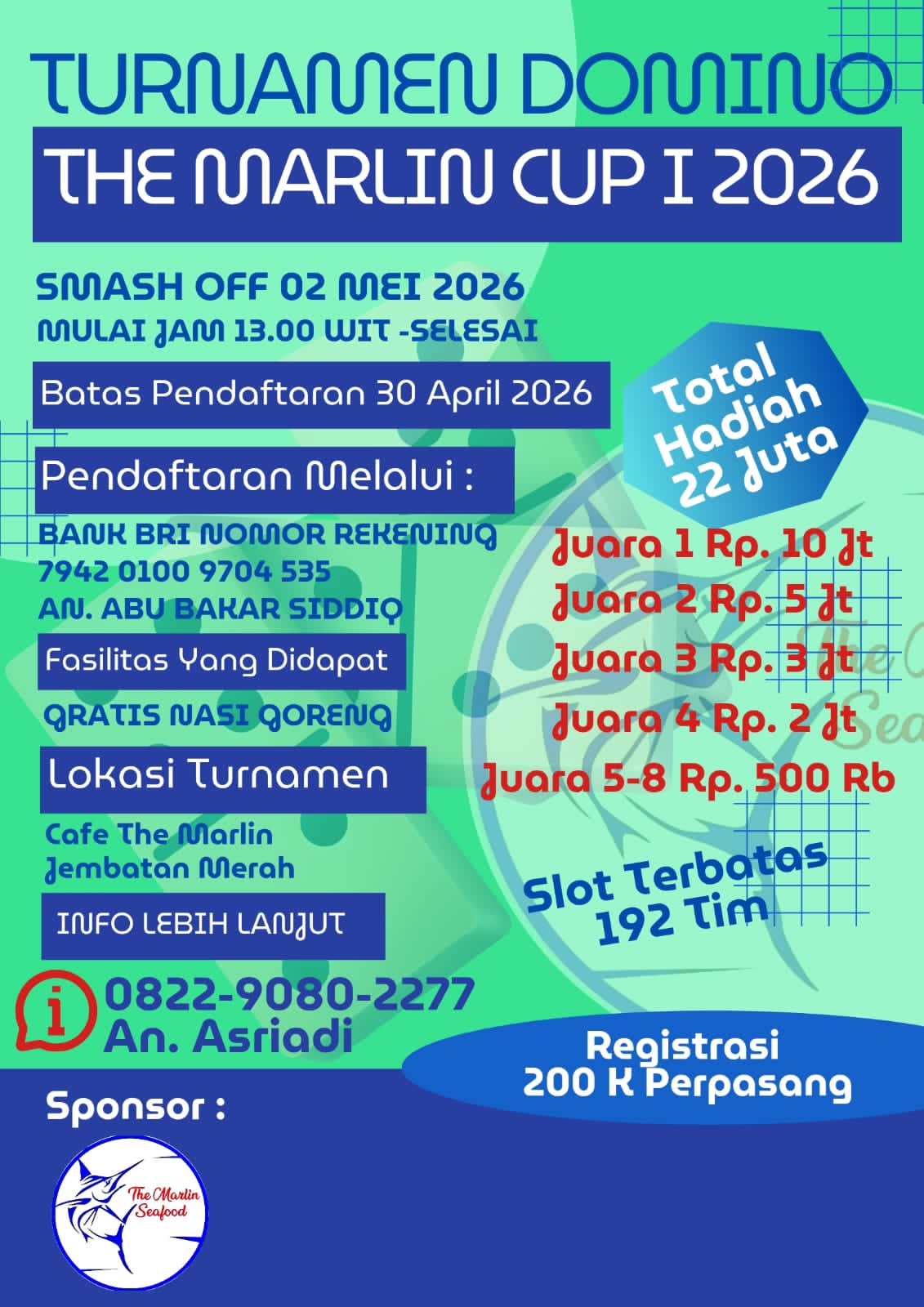 Marlin Cup I 2026 Hadirkan Turnamen Domino, Satukan Komunitas Jayapura Selatan