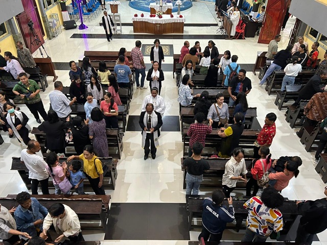 Jemaat GPI Elim Abepura Gelar Kebaktian Penyegaran Iman Sambut Fajar Paskah