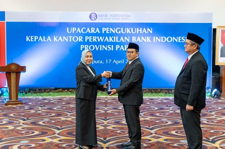 Kepala Perwakilan Bank Indonesia Provinsi Papua Dikukuhkan  Memperkuat Sinergi dan Inovasi untuk Mendorong Pertumbuhan Ekonomi