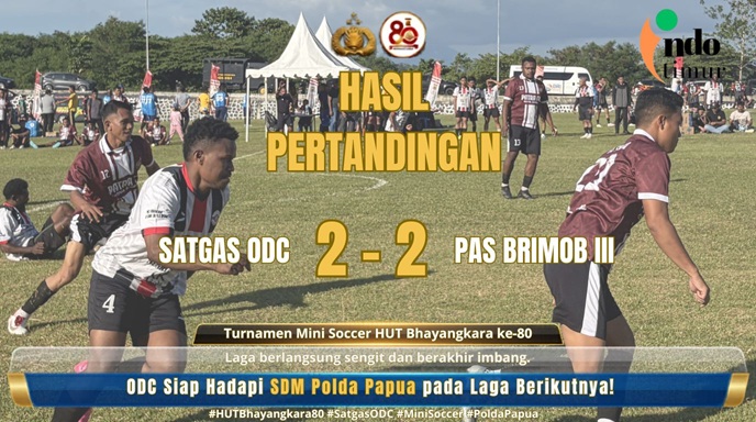 TIm ODC saat berjibaku dengan Tim Pas Brimob III