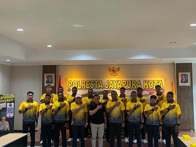 Tim Voli Kota Jayapura siap menuju Kapolda Cup 2026 di Biak