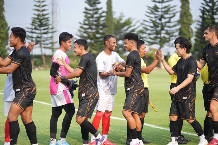 Persipura Jayapura Tahan Imbang Garudayaksa 1-1 dalam Laga Uji Coba di Boyolali