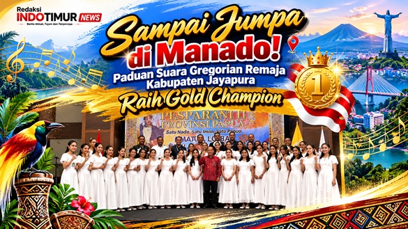 PS Gregorian Remaja dari Kabupaten Jayapura raih gold champion-2